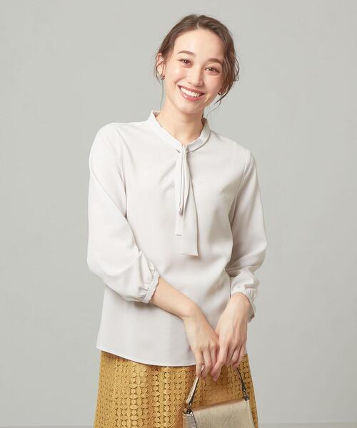 closet story（クローゼットストーリー）の「＜closet story＞  F/PL タイブラウス（シャツ/ブラウス・レディース・ライトグレー/ライム/ライトピンク・FREE）」の16枚目の写真