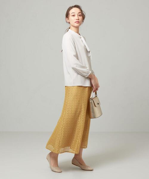 closet story（クローゼットストーリー）の「＜closet story＞  F/PL タイブラウス（シャツ/ブラウス・レディース・ライトグレー/ライム/ライトピンク・FREE）」の17枚目の写真