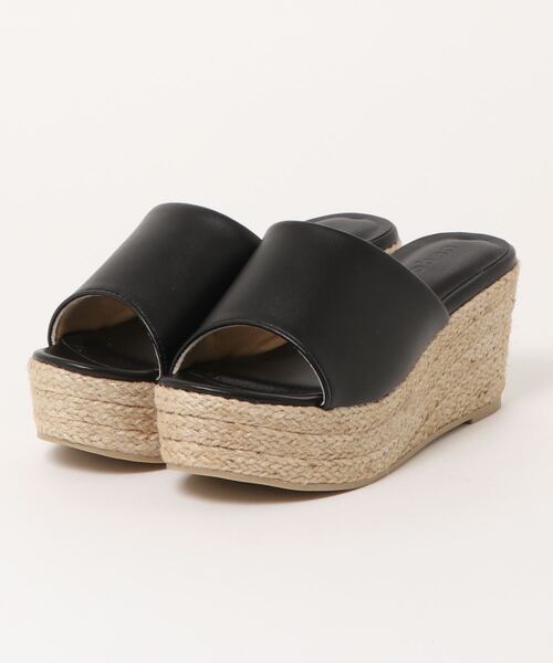 DONOBAN（ドノバン）の「ジュートプラットフォームサンダル（サンダル・レディース・クリア/シルバー/ブラック・24.0cm/23.5cm/22.5cm/23.0cm）」の22枚目の写真