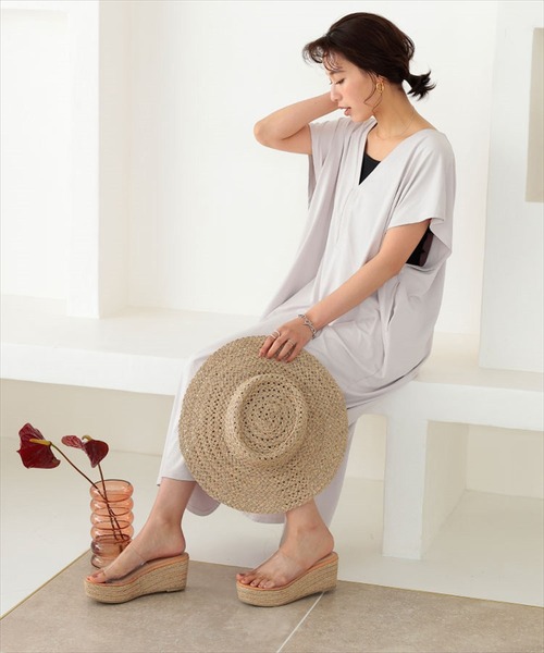 DONOBAN（ドノバン）の「ジュートプラットフォームサンダル（サンダル・レディース・クリア/シルバー/ブラック・24.0cm/23.5cm/22.5cm/23.0cm）」の8枚目の写真