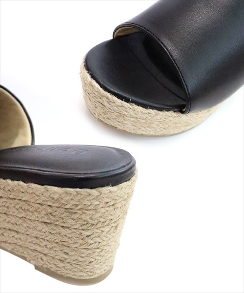 DONOBAN（ドノバン）の「ジュートプラットフォームサンダル（サンダル・レディース・クリア/シルバー/ブラック・24.0cm/23.5cm/22.5cm/23.0cm）」の17枚目の写真