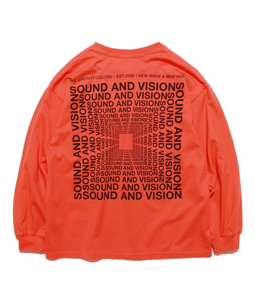 GROOVY COLORS（グルービーカラーズ）の「GROOVY COLORS/グルービーカラーズ SOUN&VISION BAT WING L/S TEE 長袖Tシャツ/ロンT（Tシャツ/カットソー・キッズ・ホワイト/オレンジ・130/140）」の3枚目の写真