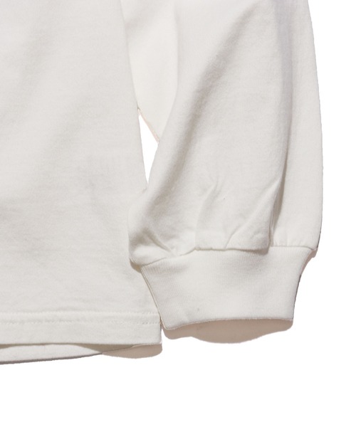 GROOVY COLORS（グルービーカラーズ）の「GROOVY COLORS/グルービーカラーズ SOUN&VISION BAT WING L/S TEE 長袖Tシャツ/ロンT（Tシャツ/カットソー・キッズ・ホワイト/オレンジ・130/140）」の9枚目の写真