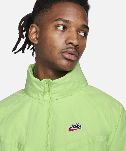 ヘリテージ スポーツウェア ウィンドランナー ジャケット Nike ナイロンジャケット 1 2ジップ Nike ナイキ のファッション フーデッド ジャケット ヘリテージ 1 2ジップ ナイキ