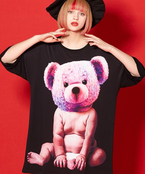 ankoROCK（アンコロック）の「化学反応！めちゃキモテディベアTシャツ 