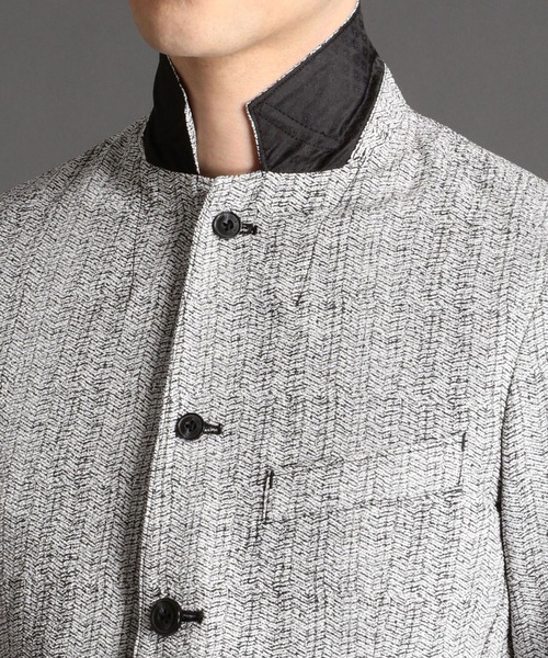 NICOLE CLUB FOR MEN（ニコルクラブフォーメン）の「シアサッカーデザインジャケット（テーラードジャケット・メンズ・ホワイト/グレー/チャコールグレー・X-LARGE/LARGE/XX-LARGE/MEDIUM）」の10枚目の写真