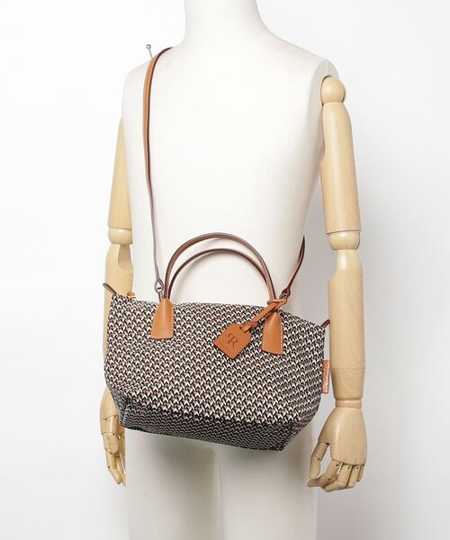 Roberta Pieri（ロベルタピエリ）の「ROBERTA PIERI（ロベルタピエリ）TATAMI ORIGINAL NDⅡ / タタミ / トートバック / ショルダーバック（ショルダーバッグ・レディース・ネイビー/ターコイズブルー/ブルー/ベージュ/イエロー/レッド・FREE）」の10枚目の写真