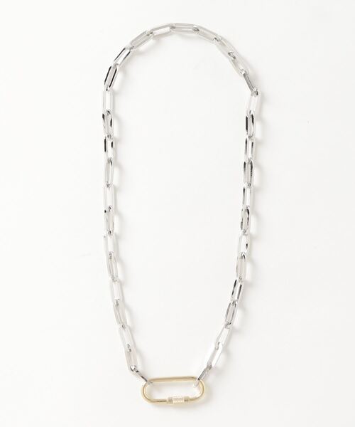 VANQUISH（ヴァンキッシュ）の「LINK CHAIN NECKLACE ～JAPAN MADE～（ネックレス・レディース・ゴールド/シルバー・FREE）」の2枚目の写真