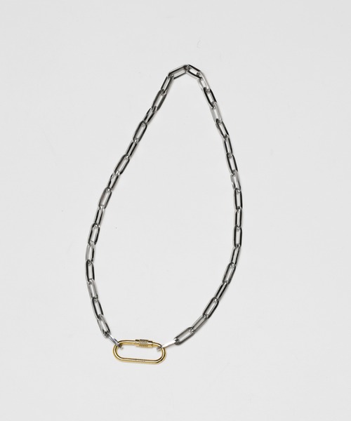 VANQUISH（ヴァンキッシュ）の「LINK CHAIN NECKLACE ～JAPAN MADE～（ネックレス・レディース・ゴールド/シルバー・FREE）」の5枚目の写真