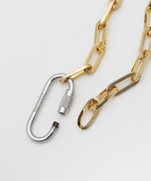 VANQUISH（ヴァンキッシュ）の「LINK CHAIN NECKLACE ～JAPAN MADE～（ネックレス・レディース・ゴールド/シルバー・FREE）」の9枚目の写真