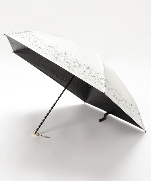 ウィズ Wiz ドローイングフラワー柄 折りたたみ 軽量晴雨兼用日傘 折りたたみ傘 Wiz ウィズ のファッション通販 Zozotown