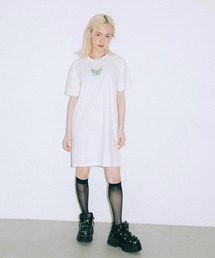 X-girl | BUTTERFLY S/S TEE DRESS(ワンピース)