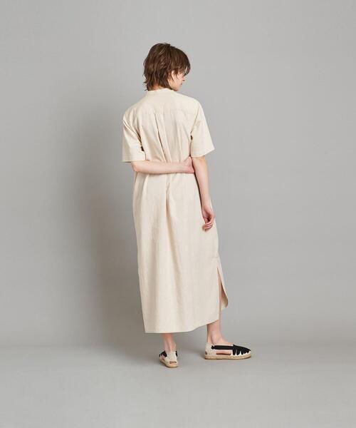 Steven Alan（スティーブンアラン）の「＜Steven Alan＞DENIM HALF SLEEVE DRESS/ワンピース（シャツワンピース・レディース・ネイビー/ナチュラル・MEDIUM/SMALL）」の3枚目の写真