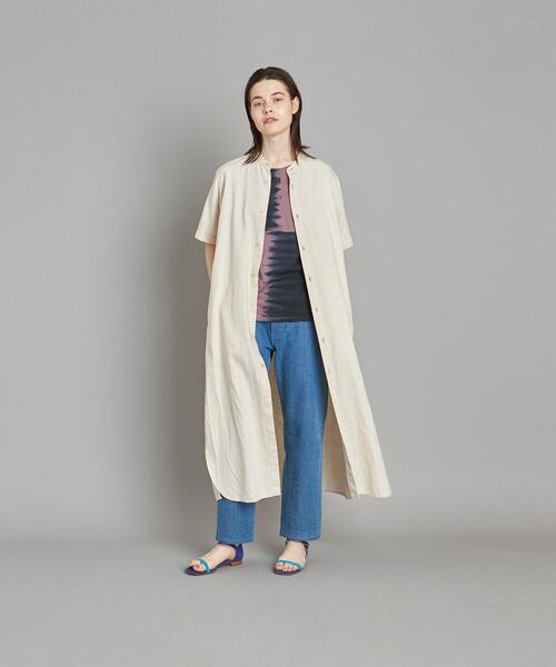 Steven Alan（スティーブンアラン）の「＜Steven Alan＞DENIM HALF SLEEVE DRESS/ワンピース（シャツワンピース・レディース・ネイビー/ナチュラル・MEDIUM/SMALL）」の8枚目の写真