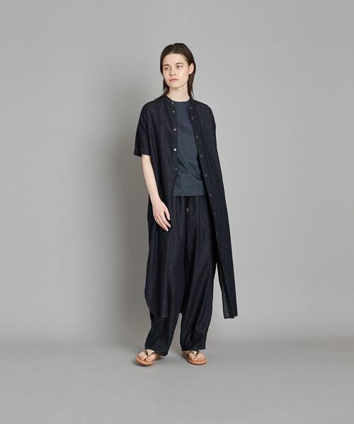 Steven Alan（スティーブンアラン）の「＜Steven Alan＞DENIM HALF SLEEVE DRESS/ワンピース（シャツワンピース・レディース・ネイビー/ナチュラル・MEDIUM/SMALL）」の17枚目の写真