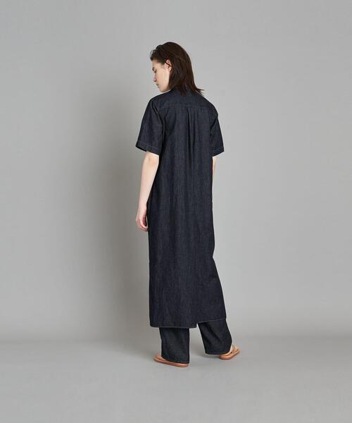 Steven Alan（スティーブンアラン）の「＜Steven Alan＞DENIM HALF SLEEVE DRESS/ワンピース（シャツワンピース・レディース・ネイビー/ナチュラル・MEDIUM/SMALL）」の12枚目の写真