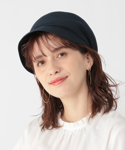 studio CLIP(スタディオクリップ)の「洗えるブレードキャスケット(キャスケット・レディース・ライトブラウン/ベージュ/ネイビー・FREE)」の1枚目の写真