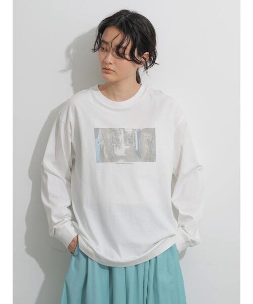 AMERICAN HOLIC（アメリカンホリック）の「Garden Load背景フォトカットプルオーバー（Tシャツ/カットソー・レディース・A/B・FREE）」の13枚目の写真