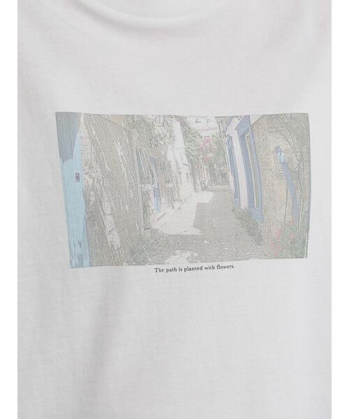 AMERICAN HOLIC（アメリカンホリック）の「Garden Load背景フォトカットプルオーバー（Tシャツ/カットソー・レディース・A/B・FREE）」の15枚目の写真