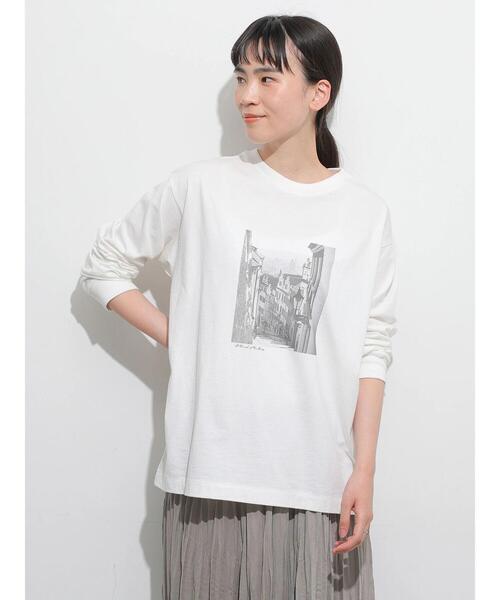 AMERICAN HOLIC（アメリカンホリック）の「Garden Load背景フォトカットプルオーバー（Tシャツ/カットソー・レディース・A/B・FREE）」の19枚目の写真