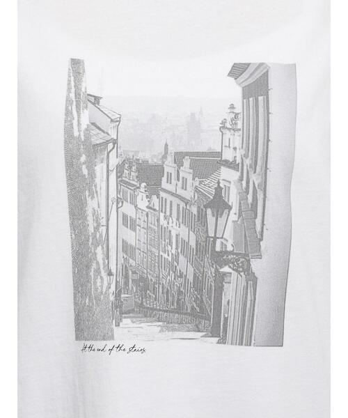 AMERICAN HOLIC（アメリカンホリック）の「Garden Load背景フォトカットプルオーバー（Tシャツ/カットソー・レディース・A/B・FREE）」の3枚目の写真