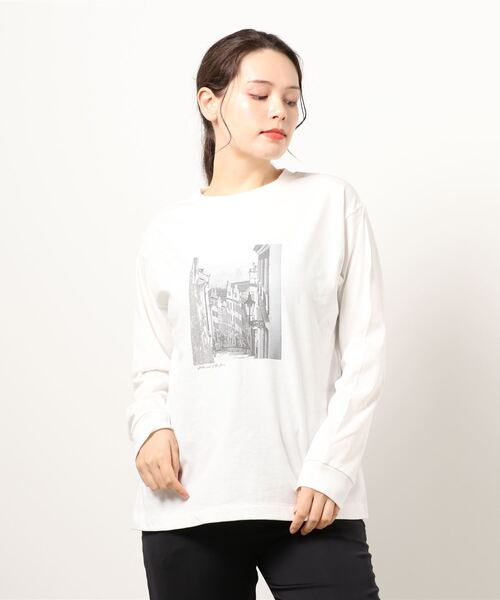 AMERICAN HOLIC（アメリカンホリック）の「Garden Load背景フォトカットプルオーバー（Tシャツ/カットソー・レディース・A/B・FREE）」の20枚目の写真