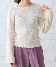 CONSCIOUS DAY | シャーリングカット長袖トップス/AC1002(Tシャツ/カットソー)