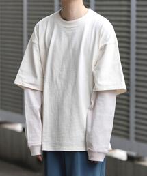 coen by Mr.SZK | フェイクレイヤードビッグＴシャツ【coen × Mr.SZK】(Tシャツ/カットソー)