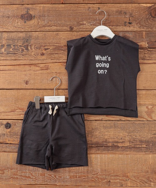 CIAOPANIC TYPY(チャオパニックティピー)の「【ZOZOTOWN限定】【KIDS】 メッセージロゴスウェットセットアップ(Tシャツ/カットソー・キッズ・アイボリー/チャコールグレー/モカ・SMALL/MEDIUM/LARGE/X-LARGE/XX-LARGE)」の17枚目の写真