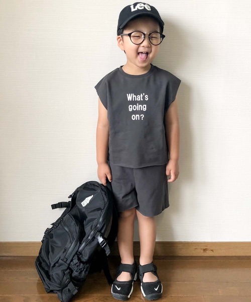 CIAOPANIC TYPY(チャオパニックティピー)の「【ZOZOTOWN限定】【KIDS】 メッセージロゴスウェットセットアップ(Tシャツ/カットソー・キッズ・アイボリー/チャコールグレー/モカ・SMALL/MEDIUM/LARGE/X-LARGE/XX-LARGE)」の21枚目の写真