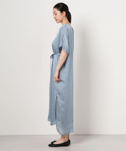 603（ロクマルサン）の「603 スリットワンピース（ワンピース・レディース・ブルー・MEDIUM）」の3枚目の写真