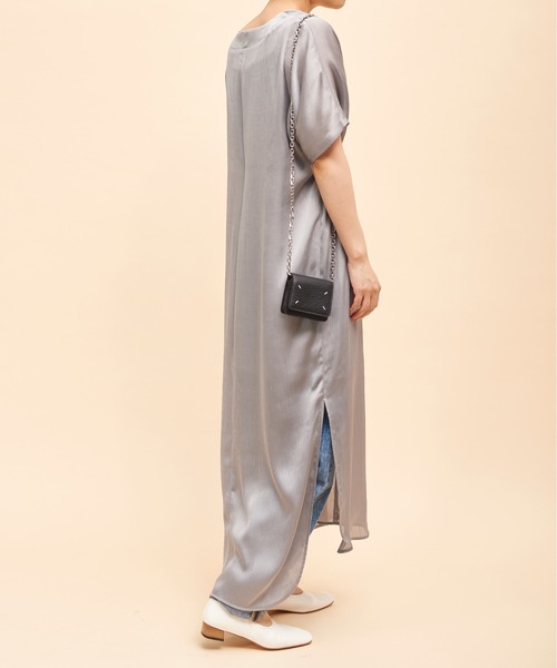 603（ロクマルサン）の「603 スリットワンピース（ワンピース・レディース・ブルー・MEDIUM）」の6枚目の写真