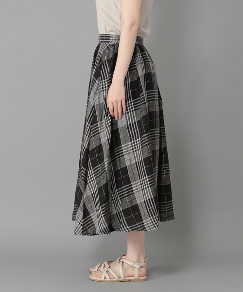 studio CLIP(スタディオクリップ)の「《Natural by studio CLIP》ピンタックロングスカート(スカート・レディース・ブラック/ベージュ/オフホワイト・FREE)」の15枚目の写真