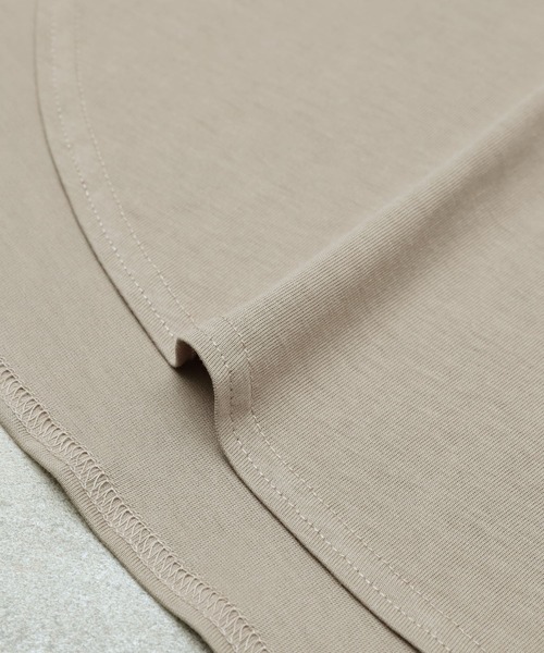 reca（レカ）の「綿100％！シンプルショルダータックノースリーブカットソー（タンクトップ・レディース・ブラック/オフホワイト/グレイッシュベージュ/チャコール/モカ/ワイン/パープル系その他/グリーン/ホワイト系その他/グレー系その他2/グレー系その他/ネイビー・M）」の13枚目の写真