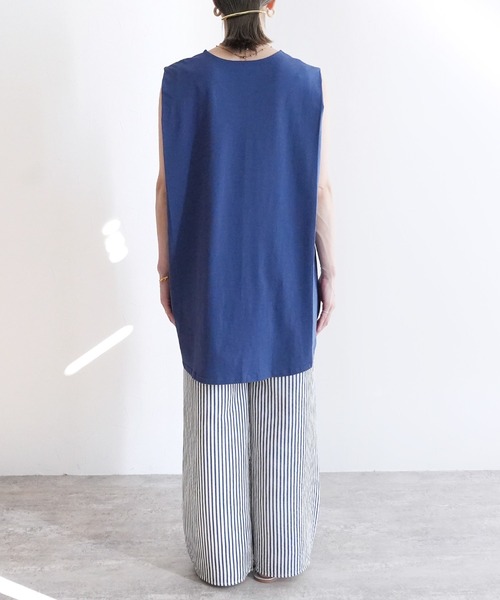 コトハヨコザワ todo 新品タグ付き ノースリーブ タンクトップ ブルー