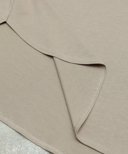 reca（レカ）の「綿100％！シンプルショルダータックノースリーブカットソー（タンクトップ・レディース・ブラック/オフホワイト/グレイッシュベージュ/チャコール/モカ/ワイン/パープル系その他/グリーン/ホワイト系その他/グレー系その他2/グレー系その他/ネイビー・M）」の14枚目の写真