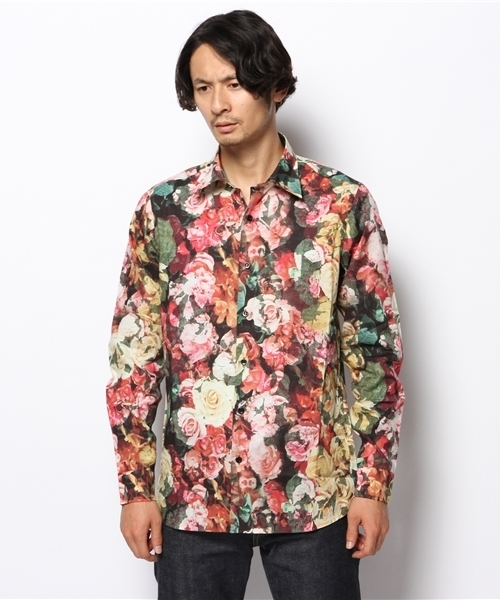 HYSTERIC GLAMOUR（ヒステリックグラマー）の「レギュラーSH（シャツ/ブラウス・メンズ・ピンク系その他/グリーン系カモフラージュ・SMALL/LARGE/MEDIUM）」の3枚目の写真