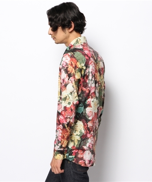 HYSTERIC GLAMOUR（ヒステリックグラマー）の「レギュラーSH（シャツ/ブラウス・メンズ・ピンク系その他/グリーン系カモフラージュ・SMALL/LARGE/MEDIUM）」の4枚目の写真