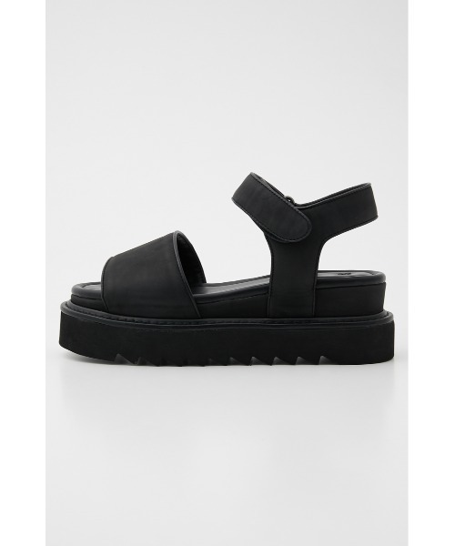 SLY(スライ)の「【LIMITED ITEM】UTILITY SANDAL/サンダル(サンダル・レディース・ブラック・SMALL/MEDIUM/LARGE)」の1枚目の写真