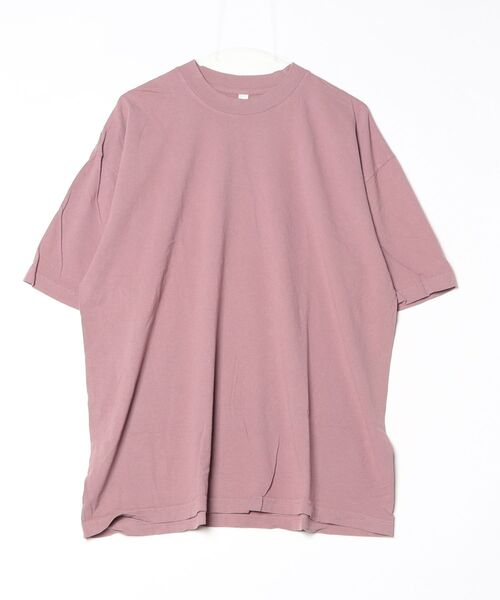 LOS ANGELES APPAREL（ロサンゼルスアパレル）の「『LOS ANGELES APPAREL』6.5oz Garment Dye CrewNeck T-SHIRT - ロサンゼルスアパレル　ガーメントダイクルーネックTシャツ（Tシャツ/カットソー・レディース・グリーン/クリアブルー/クリーム/スミクロ/ベージュ/パープル/ブラック/ホワイト/ライトグレー/ライトピンク/レッド系その他2/レッド系その他/パープル系/アーミー/オレンジ・LARGE/X-LARGE/XX-LARGE/MEDIUM/SMALL/XXX-LARGE）」の11枚目の写真