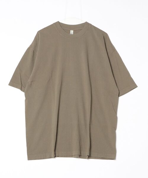 LOS ANGELES APPAREL（ロサンゼルスアパレル）の「『LOS ANGELES APPAREL』6.5oz Garment Dye CrewNeck T-SHIRT - ロサンゼルスアパレル　ガーメントダイクルーネックTシャツ（Tシャツ/カットソー・レディース・グリーン/クリアブルー/クリーム/スミクロ/ベージュ/パープル/ブラック/ホワイト/ライトグレー/ライトピンク/レッド系その他2/レッド系その他/パープル系/アーミー/オレンジ・LARGE/X-LARGE/XX-LARGE/MEDIUM/SMALL/XXX-LARGE）」の8枚目の写真