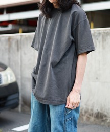 『LOS ANGELES APPAREL』6.5oz Garment Dye CrewNeck T-SHIRT - ロサンゼルスアパレル ガーメントダイクルーネックTシャツ