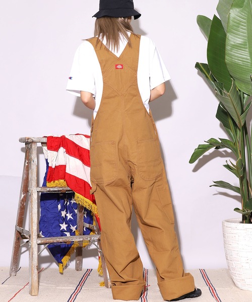 Dickies（ディッキーズ）の「Dickies/ディッキーズ DICKIES DUCK BIB OVERALL オーバーオール（サロペット/オーバーオール・メンズ・ベージュ/ブラック・30 inch/34inch/32inch/36inch）」の14枚目の写真
