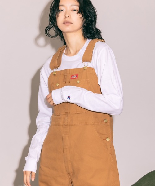 Dickies（ディッキーズ）の「Dickies/ディッキーズ DICKIES DUCK BIB OVERALL オーバーオール（サロペット/オーバーオール・メンズ・ベージュ/ブラック・30 inch/34inch/32inch/36inch）」の9枚目の写真