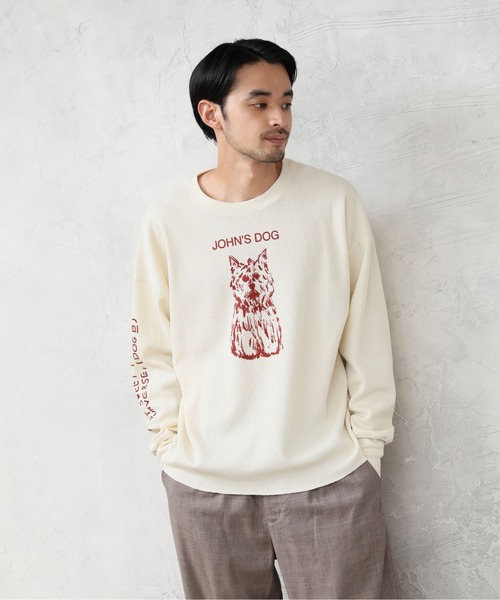 Common Noun(コモン ナウン)の「Common Noun/norahi ワッフルドルマン Tee(Tシャツ/カットソー・レディース・テラコッタ/オフホワイト・M/L)」の15枚目の写真