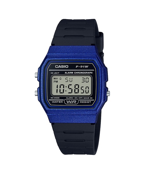 CASIO(カシオ)の「CASIO Collection / F-91WM-2AJH(デジタル腕時計・メンズ・ブルー・FREE)」の1枚目の写真