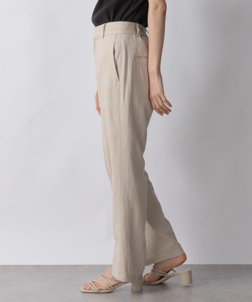 LOWRYS FARM（ローリーズファーム）の「アサコンフロントスリットパンツ　958356（その他パンツ・レディース・グレー/オレンジ/アイボリー・MEDIUM/LARGE）」の4枚目の写真