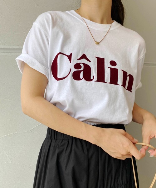 CAPRICIEUX LE'MAGE（カプリシューレマージュ）の「ピグメントロゴＴシャツ（Tシャツ/カットソー・レディース・ブラック/ホワイト・FREE）」の10枚目の写真