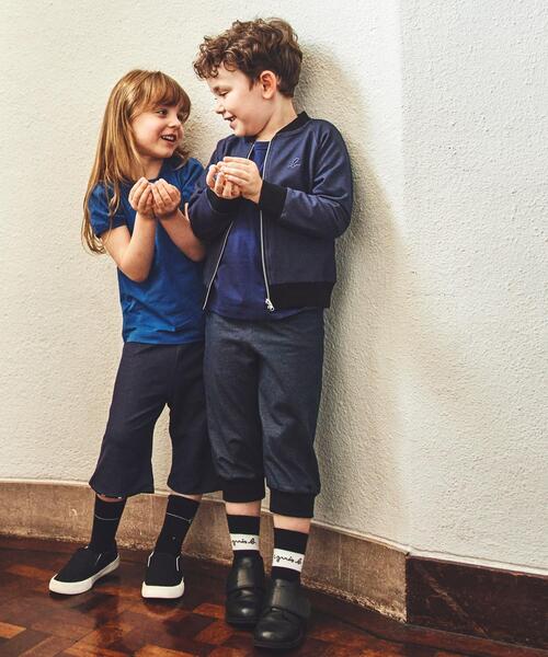 agnes b.（アニエスベー）の「KD16 E CHAUSSETTE キッズ スポーティソックス（ソックス/靴下・キッズ・ブラック・1/2/3）」の8枚目の写真