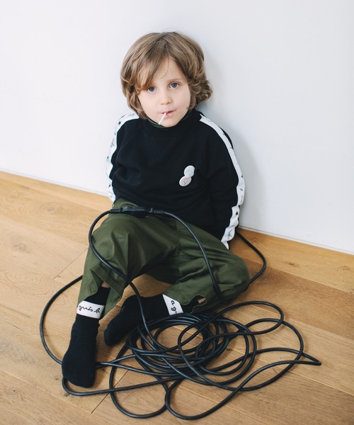 agnes b.（アニエスベー）の「KD16 E CHAUSSETTE キッズ スポーティソックス（ソックス/靴下・キッズ・ブラック・1/2/3）」の3枚目の写真